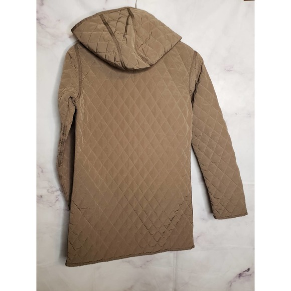 GARNET HILL Essential Quilted Hooded Coat 00 - Picture 9 of 15